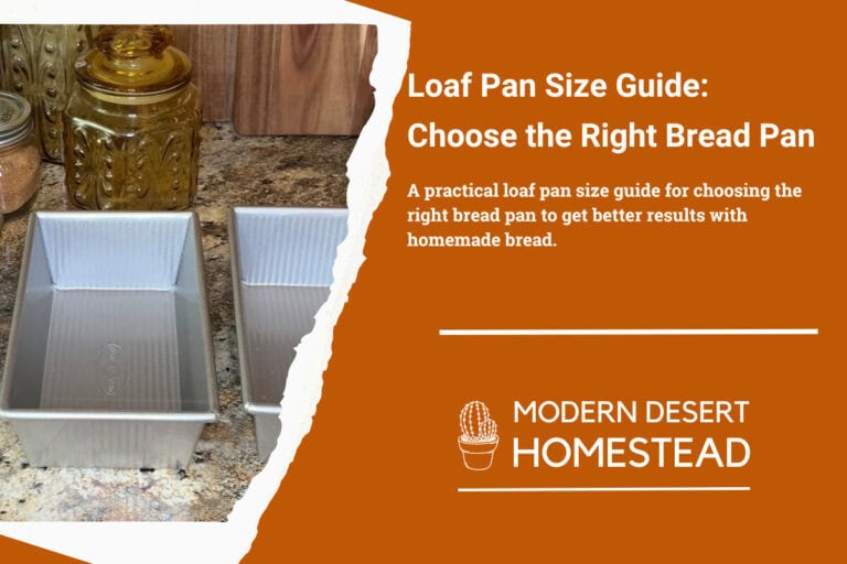 3 USA Loaf Pans on a wooden cutting board in a home kitchen